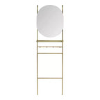 Specchio Noka a piantana 18" x 67" oro - Kate & Laurel