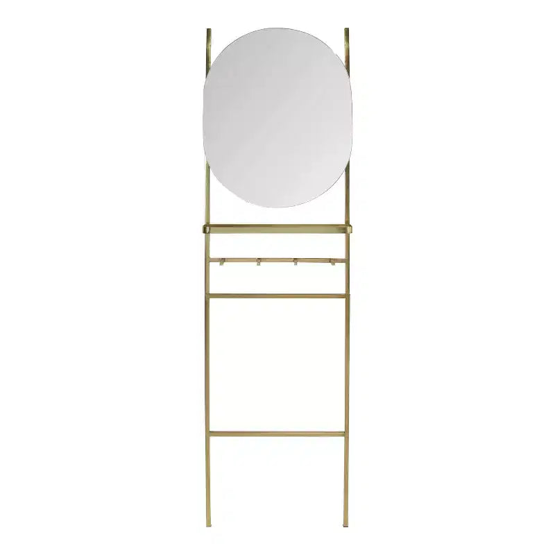Specchio Noka a piantana 18" x 67" oro - Kate & Laurel