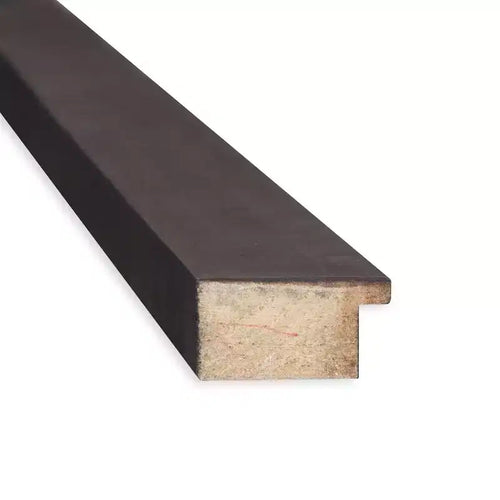 Specchio da parete in legno di noce scuro Fresco senza smussatura 41" x 30" - Amanti Art