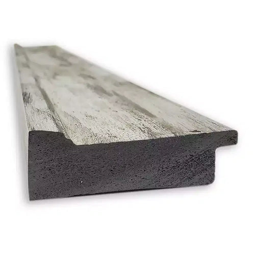 Specchio da Parete con Cornice Metallica Craquelé Argento 45" x 35" - Amanti Art: Rettangolare Moderno Smussato, Cornice in Polistirolo, Nessun Assemblaggio Richiesto