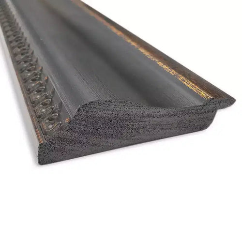 Specchio da parete per bagno Thomas nero bronzo 81 x 81 cm non smussato - Amanti Art: cornice quadrata moderna in polistirene, include accessori di montaggio