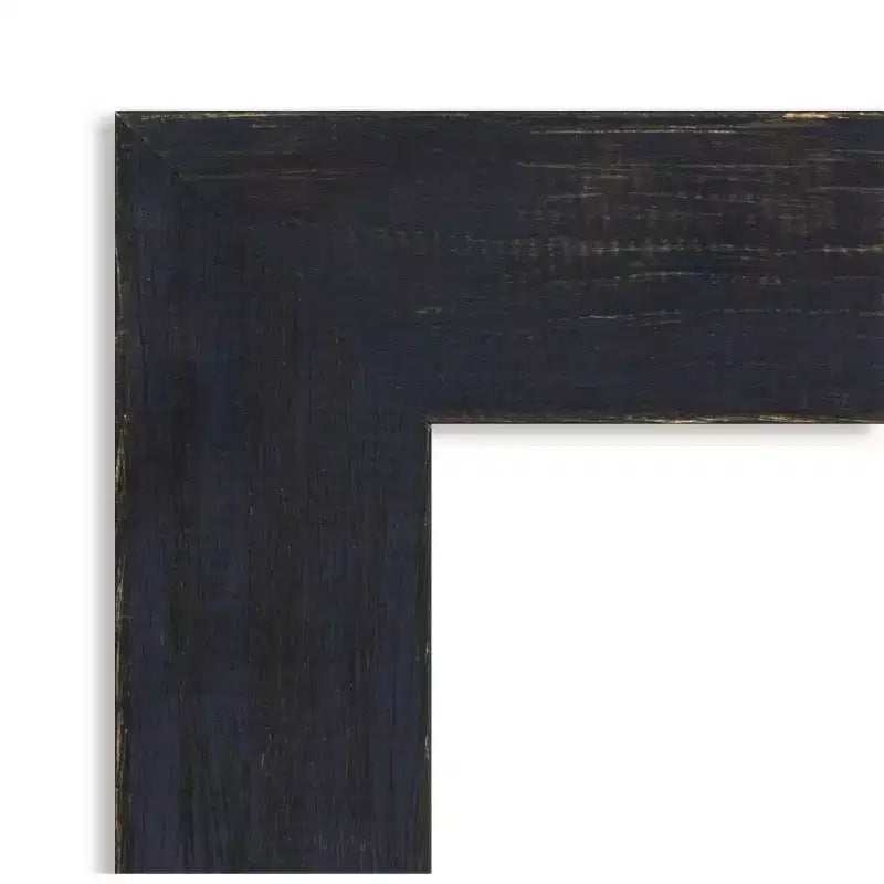 Specchio da parete in legno navy shiplap non bisellato 32" x 26" - Amanti Art