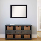 Specchio da parete in legno navy shiplap non bisellato 32" x 26" - Amanti Art
