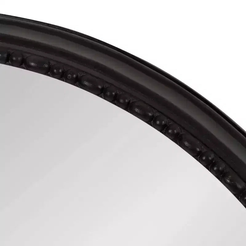 Specchio rotondo incorniciato Astele da 24" x 24" nero - Kate & Laurel All Things Decor