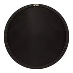 Specchio rotondo incorniciato Astele da 24" x 24" nero - Kate & Laurel All Things Decor