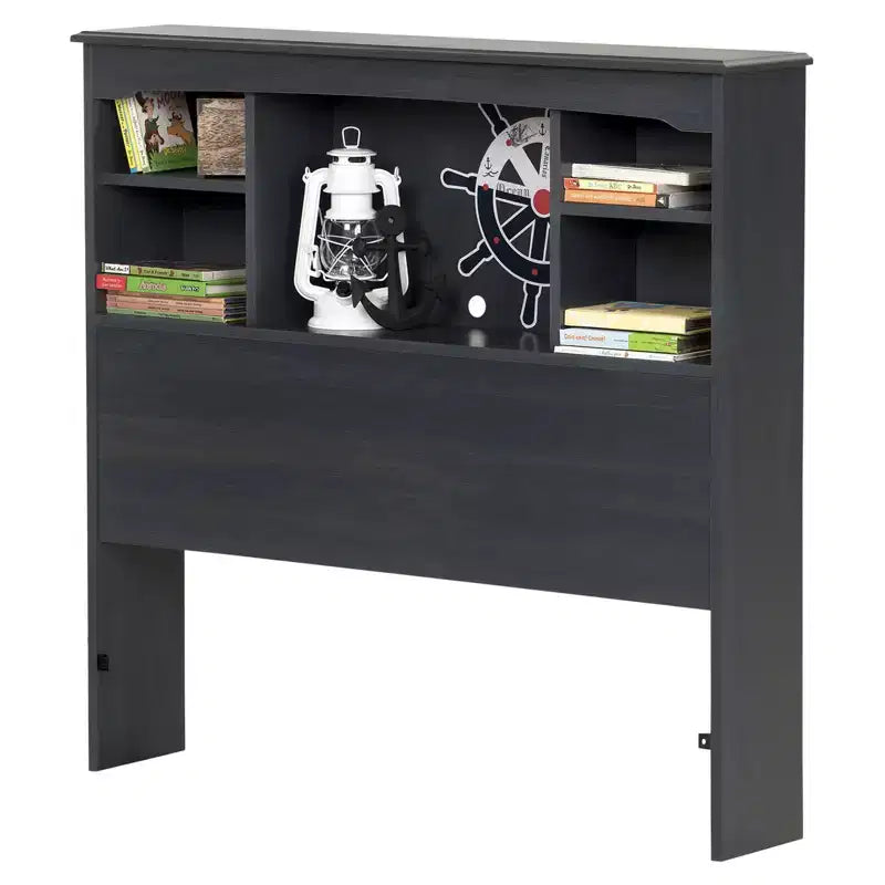 Testata letto libreria doppia Homestock (39'') con contenitore