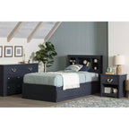 Testata letto libreria doppia Homestock (39'') con contenitore