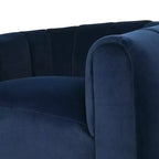 Christopher Knight Home Zarabel Poltrona club a botte girevole moderna imbottita per interni