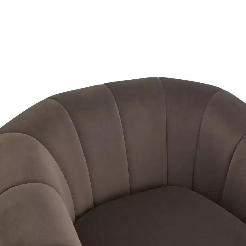 Christopher Knight Home Zarabel Poltrona club a botte girevole moderna imbottita per interni