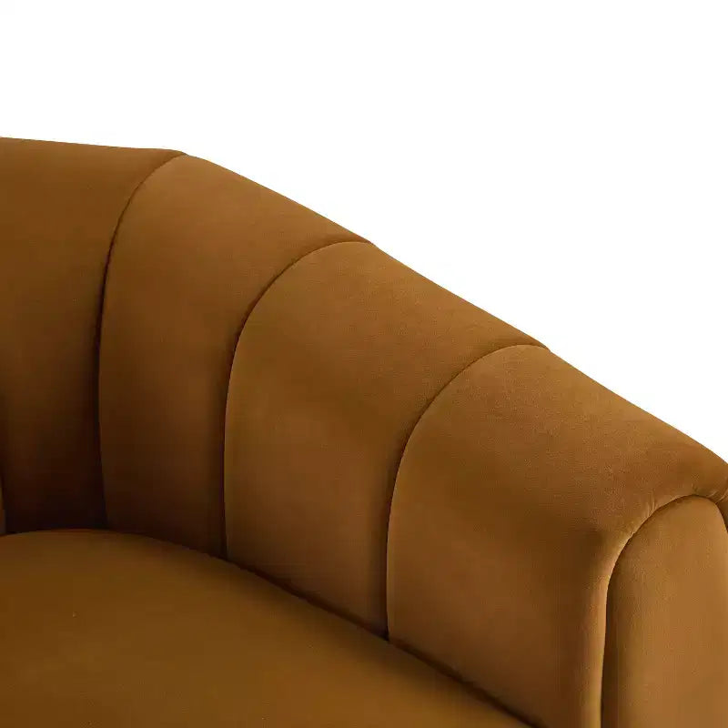 Christopher Knight Home Zarabel Poltrona club a botte girevole moderna imbottita per interni