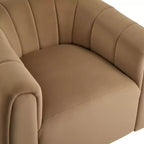 Christopher Knight Home Zarabel Poltrona club a botte girevole moderna imbottita per interni