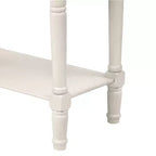 Tavolo Consolle Stretto Whisen Classic con Tre Cassetti Contenitori e Ripiano Inferiore