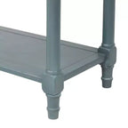 Tavolo Consolle Stretto Whisen Classic con Tre Cassetti Contenitori e Ripiano Inferiore
