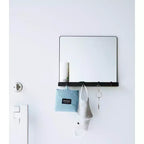Yamazaki Home - Specchio magnetico con ripiano portaoggetti - Vetro