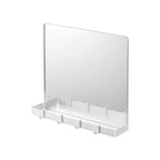 Yamazaki Home - Specchio magnetico con ripiano portaoggetti - Vetro