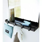Yamazaki Home - Specchio magnetico con ripiano portaoggetti - Vetro