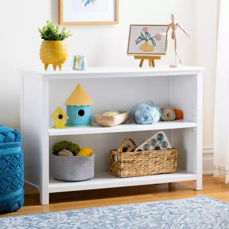 Libreria a 2 ripiani Guidecraft Taiga - Scaffale e unità di archiviazione da 30 per camere da letto o sale giochi, Mobili in legno per libri, giocattoli, materiale scolastico