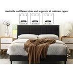 DeCoro Mornington Letto Imbottito 2.0 con Rete e Testiera, Piazza e Mezza