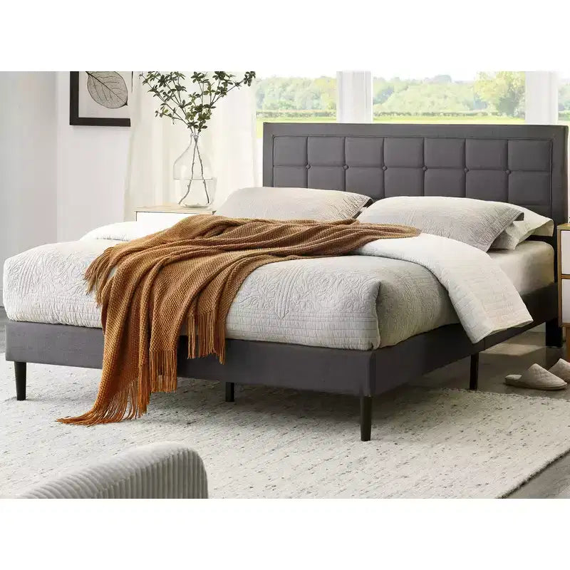 DeCoro Mornington Letto Imbottito 2.0 con Rete e Testiera, Piazza e Mezza