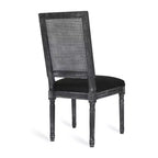 Christopher Knight Home Brownell Sedie da pranzo in legno e vimini imbottite in tessuto in stile country francese (set di 2)