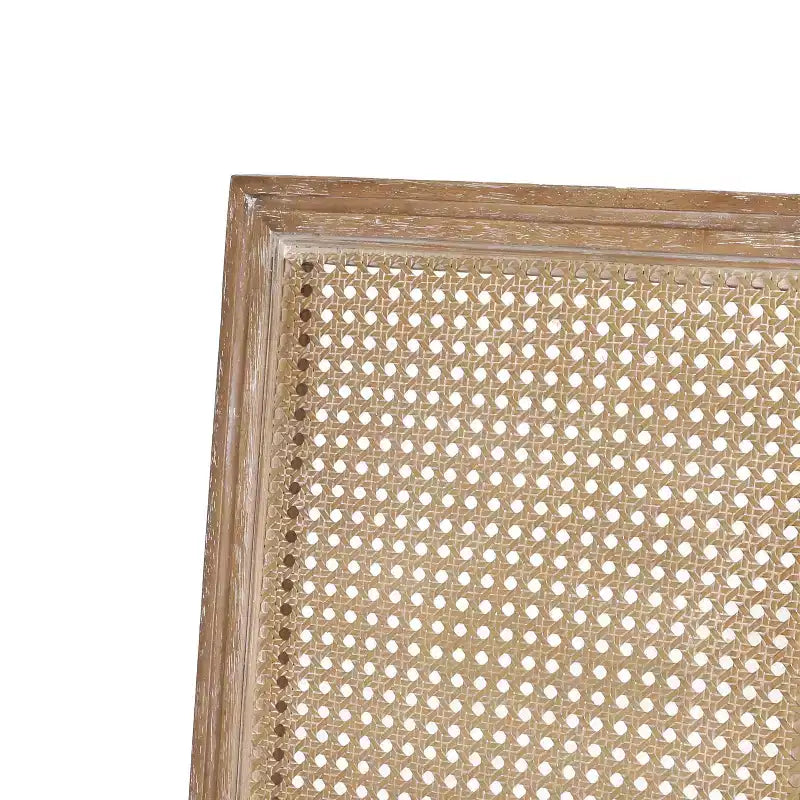 Christopher Knight Home Brownell Sedie da pranzo in legno e vimini imbottite in tessuto in stile country francese (set di 2)