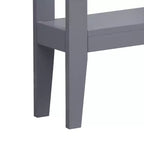 Kings Brand Furniture - Consolle stretta Balfour con ripiani per ingresso, corridoio, soggiorno o atrio.