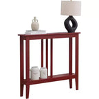 Kings Brand Furniture - Consolle stretta Balfour con ripiani per ingresso, corridoio, soggiorno o atrio.