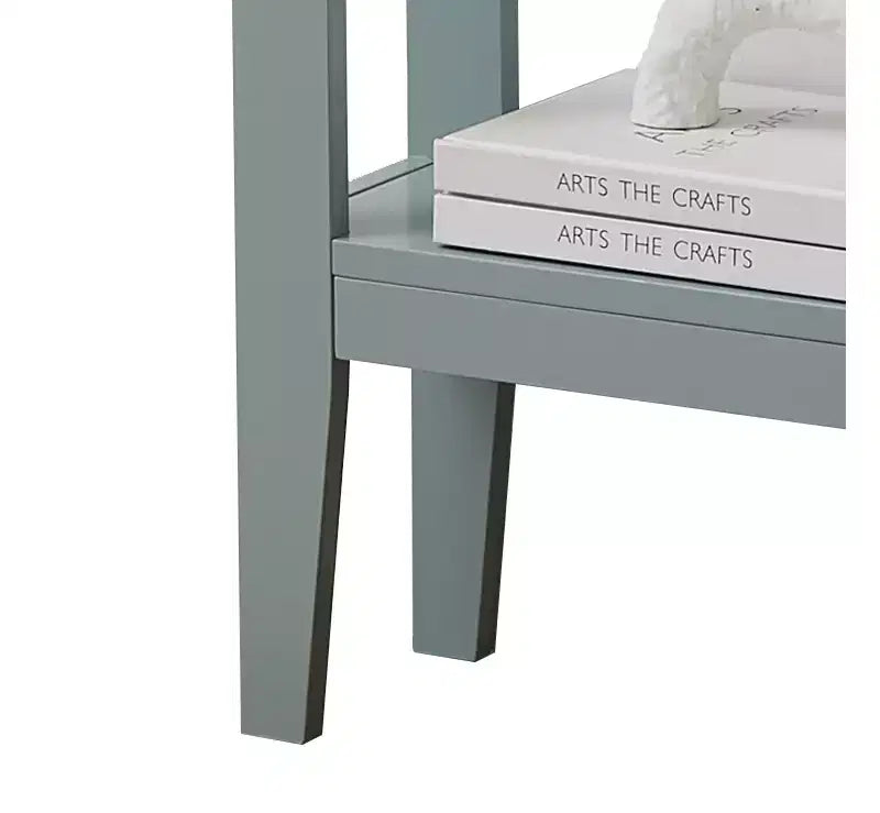 Kings Brand Furniture - Consolle stretta Balfour con ripiani per ingresso, corridoio, soggiorno o atrio.
