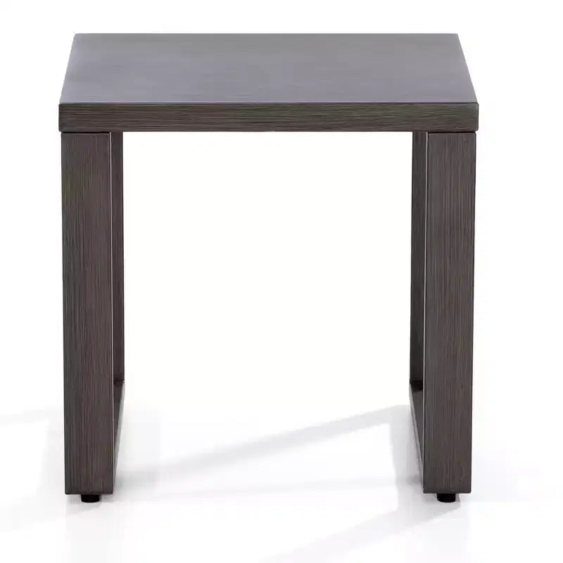 UPTIOT Square Metal Outdoor Side Table