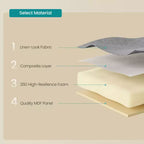 43 Pouf contenitore pieghevole, Pouf con contenitore, Panca da fondo letto, Baule contenitore, Sgabello poggiapiedi, Sedile imbottito