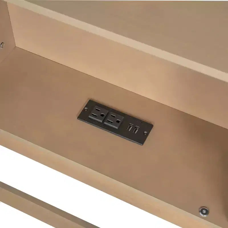 Letto Montessori Whisen Wood Twin XL con armadietti contenitori e porte USB
