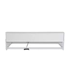 Letto Montessori Whisen Wood Twin XL con armadietti contenitori e porte USB