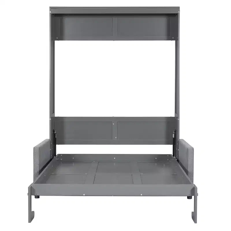 Letto a scomparsa Whisen Clever Full Size, pieghevole a divano con cuscino