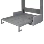 Letto a scomparsa Whisen Clever Full Size, pieghevole a divano con cuscino