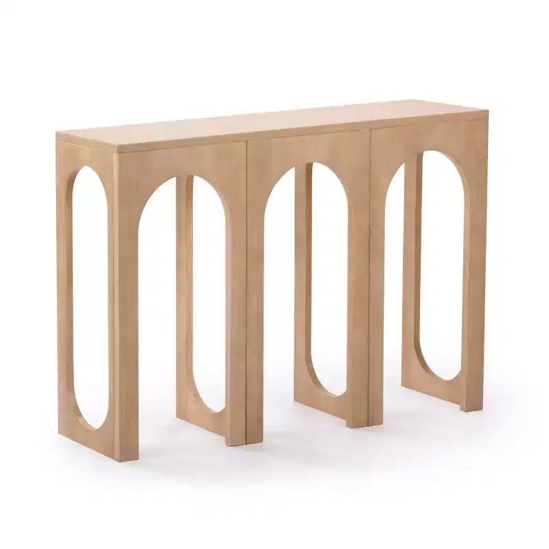 Plank+Beam 47 Aria Consolle, Tavolo d'ingresso in legno massello, Tavoli per ingresso, Consolle strette