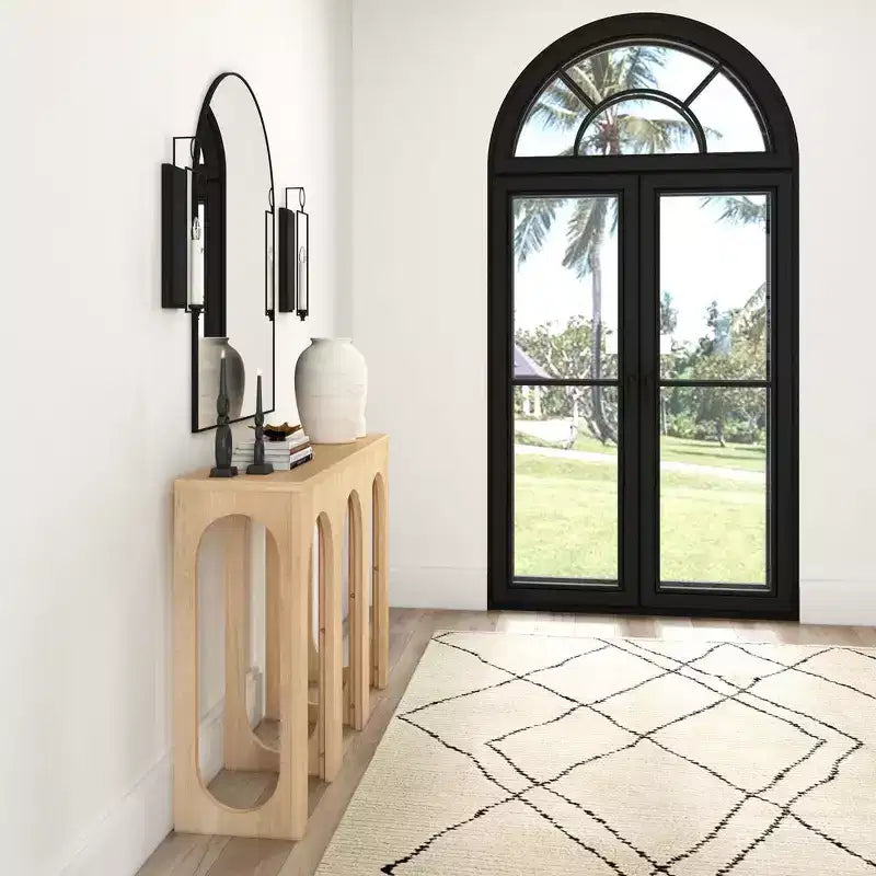 Plank+Beam 47 Aria Consolle, Tavolo d'ingresso in legno massello, Tavoli per ingresso, Consolle strette