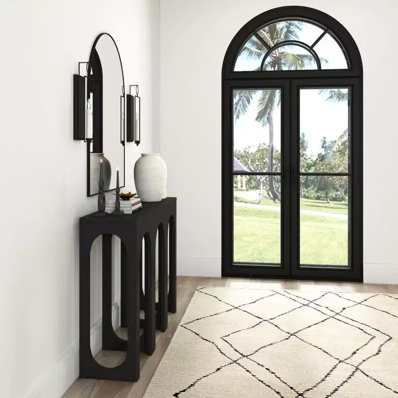 Plank+Beam 47 Aria Consolle, Tavolo d'ingresso in legno massello, Tavoli per ingresso, Consolle strette