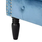 GDFStudio Justus Poltrona Club Rivestita con Bottoni in Stile Contemporaneo