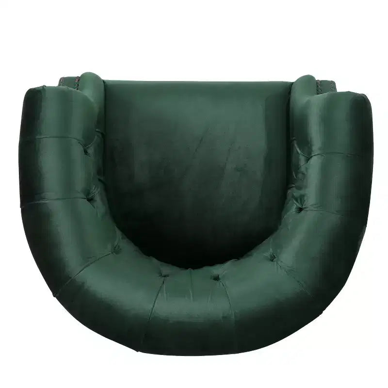 GDFStudio Justus Poltrona Club Rivestita con Bottoni in Stile Contemporaneo