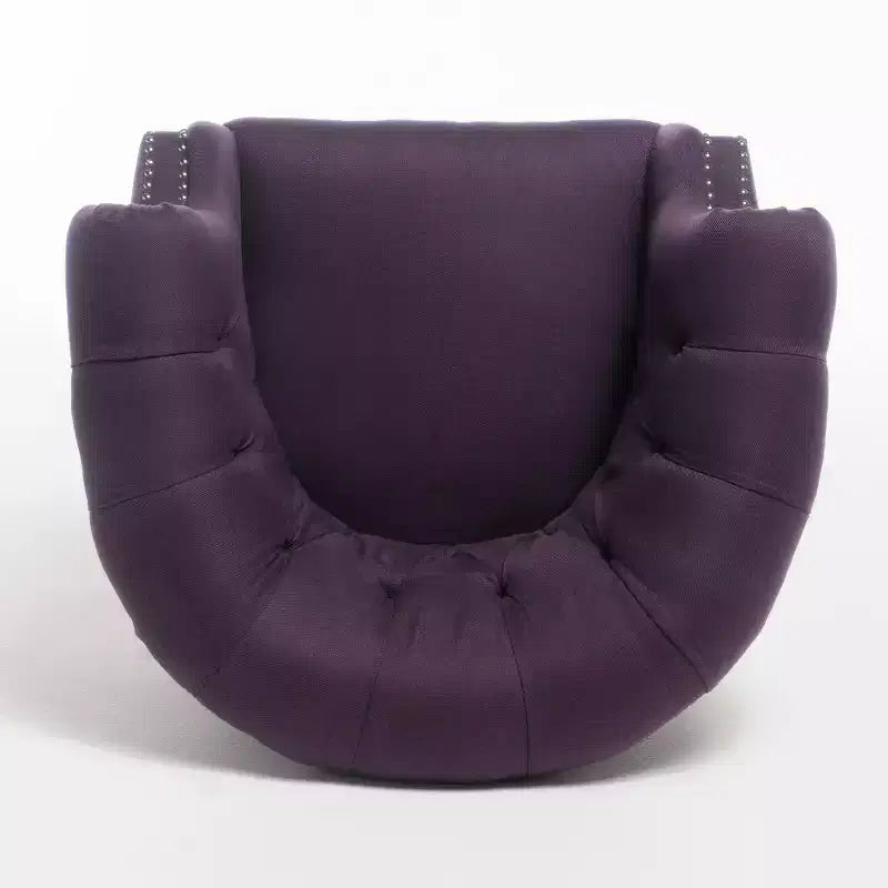 GDFStudio Justus Poltrona Club Rivestita con Bottoni in Stile Contemporaneo