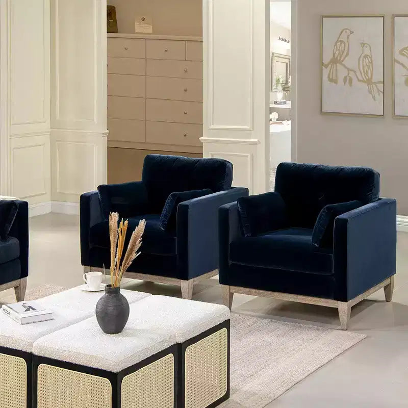 Poltrona da pranzo moderna Knox 36 in stile "Farmhouse"