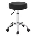 BestMassage Round Rolling Stool Swivel Salon Stool Adjustable Spa Stool with 5 Wheels