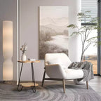 MAYEERTY Tavolino Rotondo Tavolino da Salotto Tavolino da Divano per Soggiorno, Camera da Leto