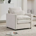 Whisen 89 Cozy Upholstered 3-seater Sofa Oversized Comfy Cloud Sofa Double Cushion