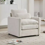 Whisen 89 Cozy Upholstered 3-seater Sofa Oversized Comfy Cloud Sofa Double Cushion