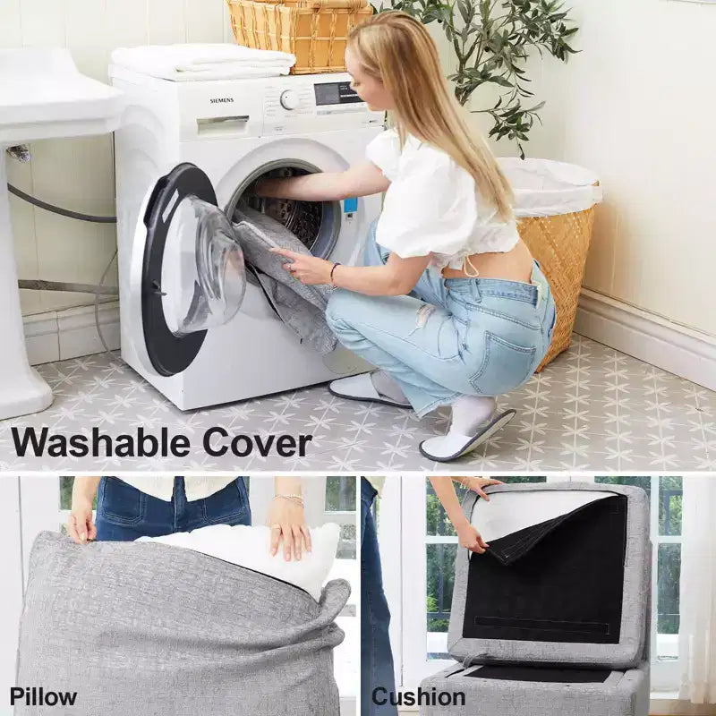 Divano componibile modulare Belffin, grande divano a U in ciniglia con contenitore, chaise longue a 7 posti per soggiorno