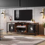 Mobile TV per televisori da 55-65 pollici, mobiletto porta TV con contenitore, console TV per camera da letto e soggiorno