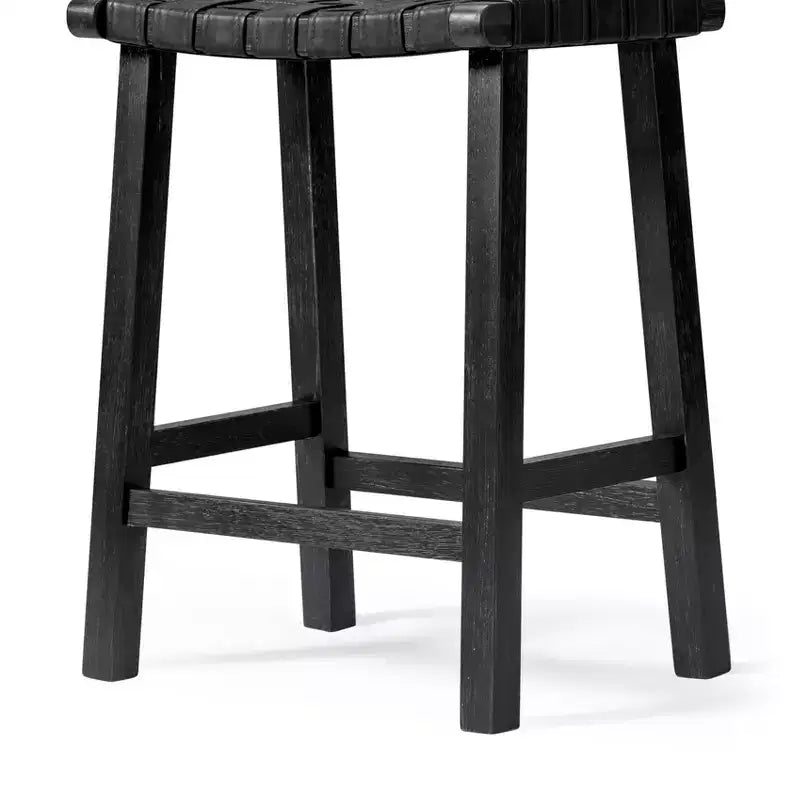 Sgabello da banco senza schienale Maven Lane Noah con similpelle, 63,5 cm