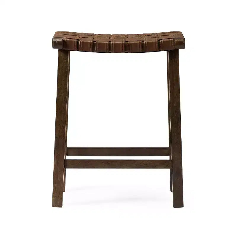 Sgabello da banco senza schienale Maven Lane Noah con similpelle, 63,5 cm
