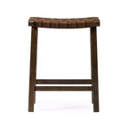 Sgabello da banco senza schienale Maven Lane Noah con similpelle, 63,5 cm